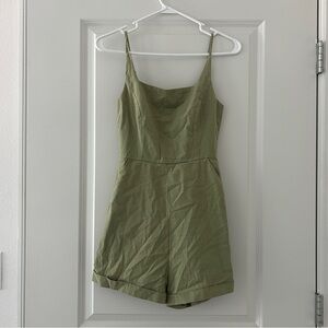 Princess Polly Green Romper